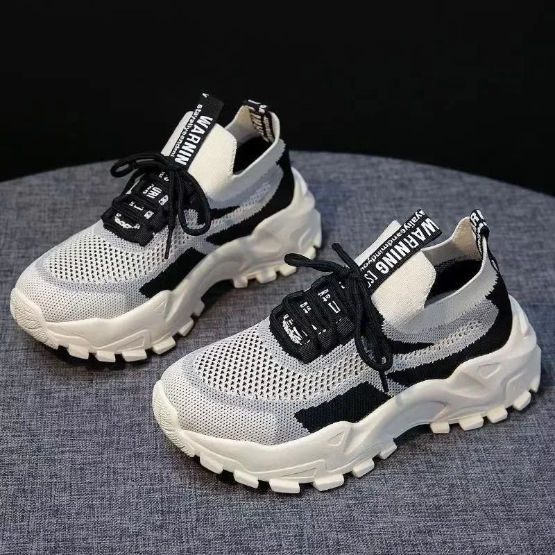 2025 Fashion Cross-border Large Summer Hollowed-out Woven Women's Sports Casual Shoes Light Running Shoes Women's Sports Shoes