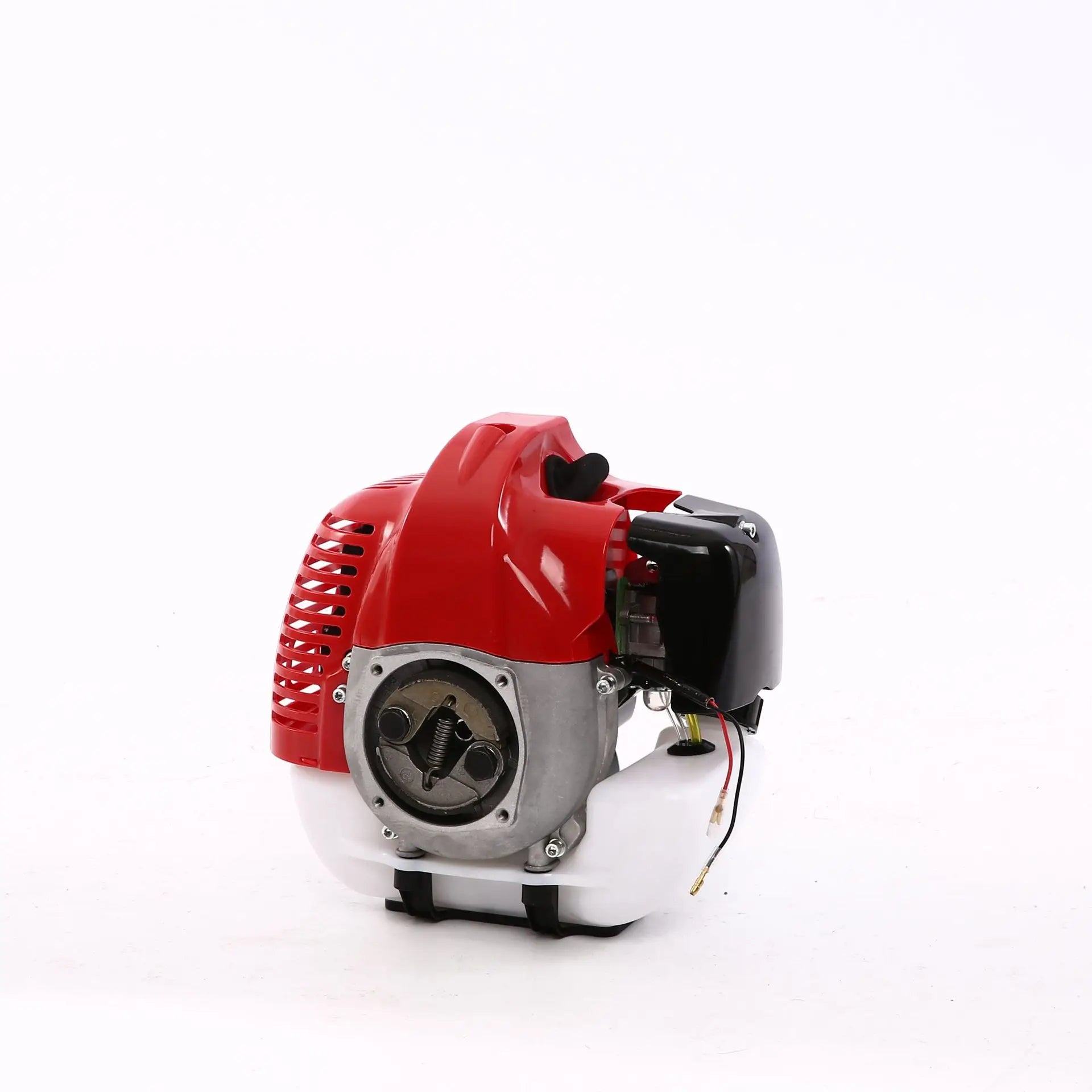 CG520 52CC 2-Stroke Gas Powered Brush Cutter Side-Mounted Grass Trimmer Petrol Lawn Mower Weed Eater for Garden Yard Weeding