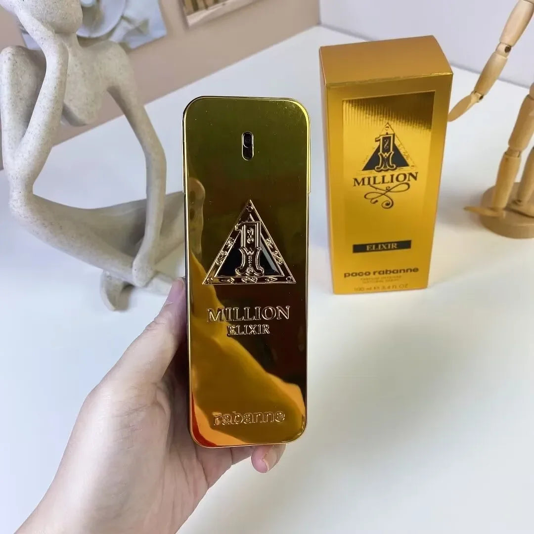 50/100ml Perfume Golden Million Gold Brick Extrait - Men's Long-Lasting Woody Perfume Men's Perfume Pray Fragrance
