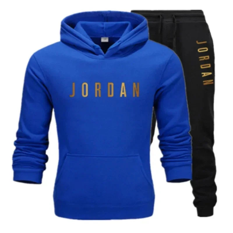 Men’s Hoodie Tracksuit Set – Fleece Lined, Casual Sportswear (Hoodie + Pants)