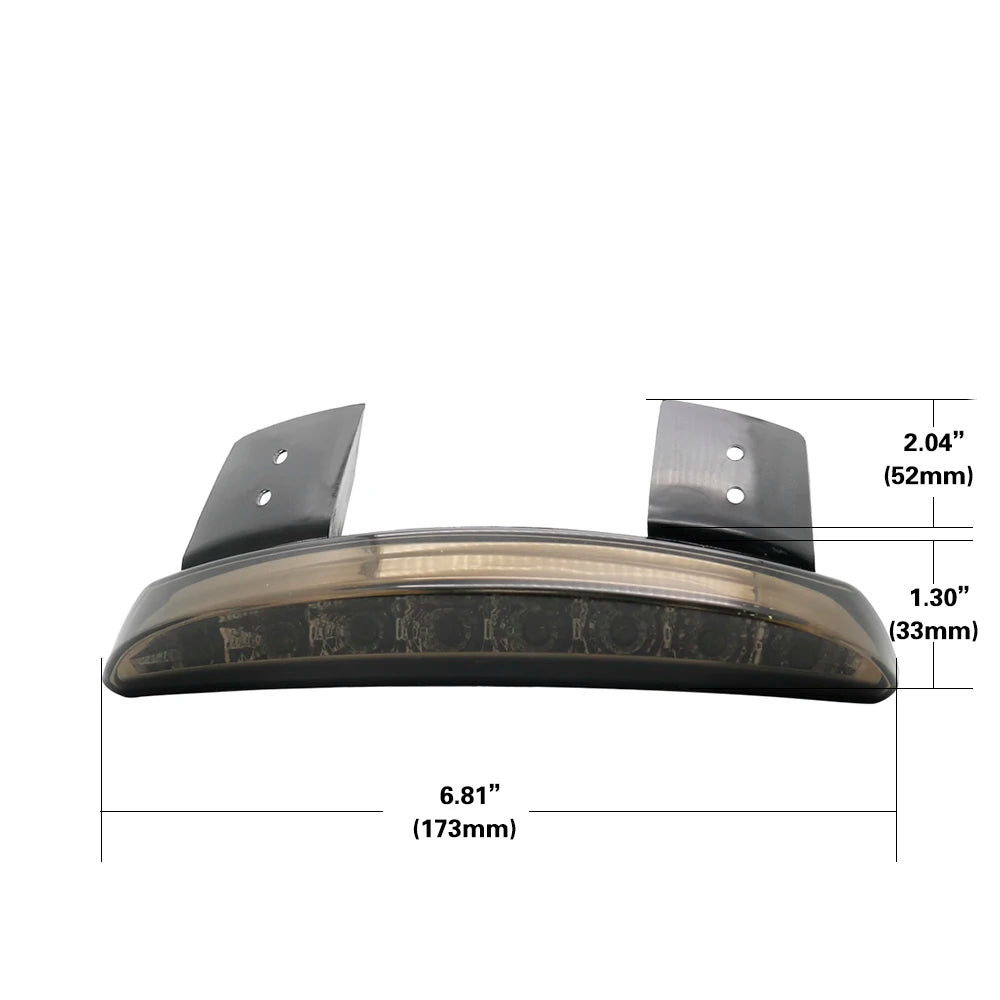 Motorcycle LED Rear Fender Brake License Plate Light Tail Stop Running Lamp For Harley Sportster Iron XL 883 1200 Dyna Softail