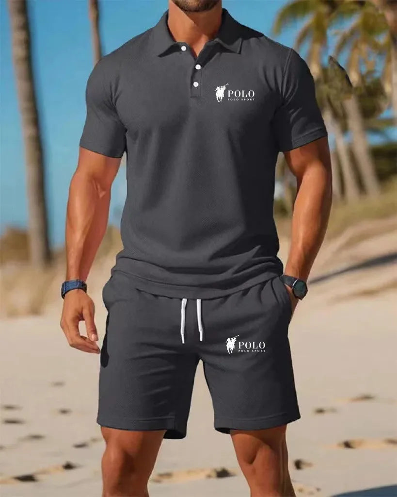 Men’s Summer Outfit ☀️ – T-Shirt & Shorts Set, Modern Casual Style
