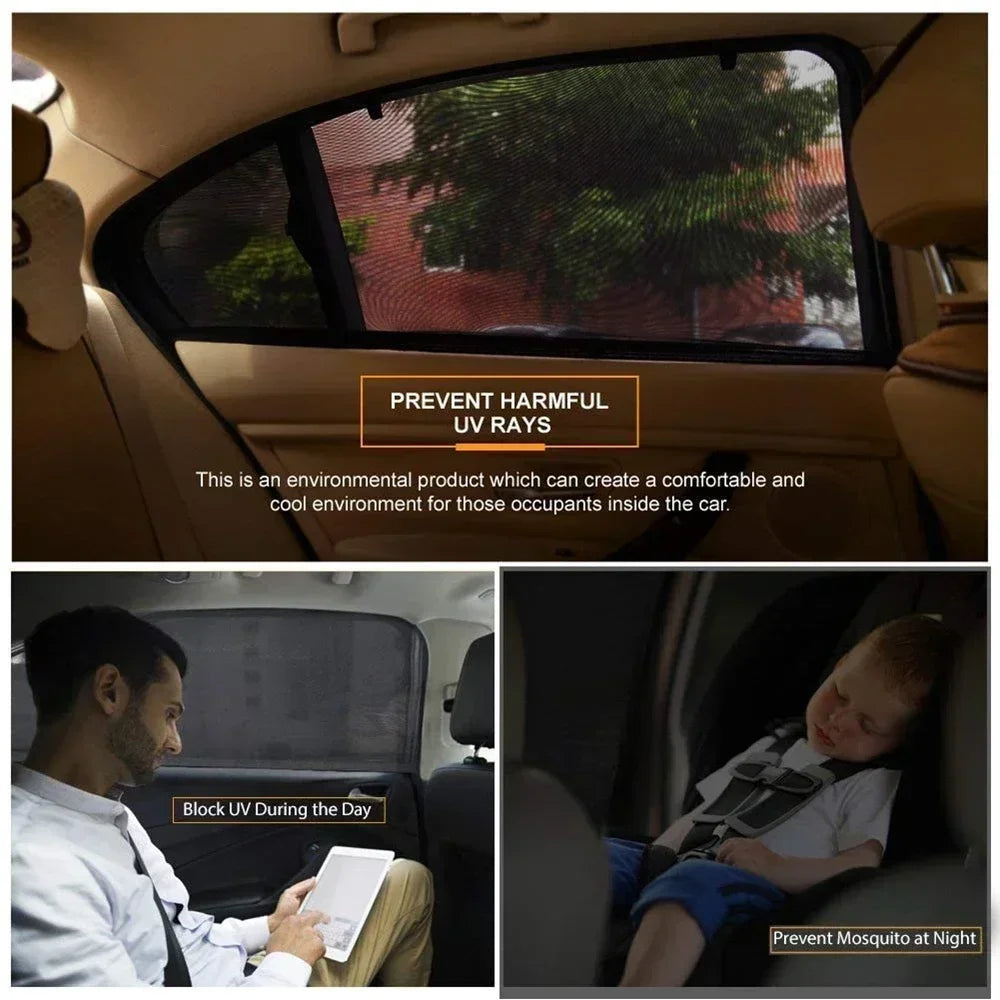 Car mosquito net, sunshade, mosquito insulation curtain, breathable, cool, privacy, shading, car mesh, window cover, universal