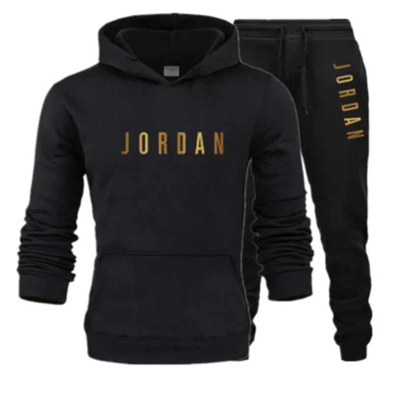 Men’s Hoodie Tracksuit Set – Fleece Lined, Casual Sportswear (Hoodie + Pants)