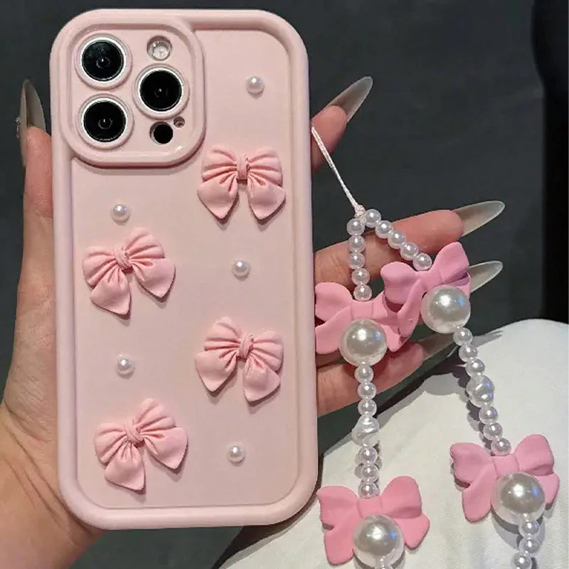 Luxury iPhone Case with Bows 🎀 + Lanyard | Trend 2026