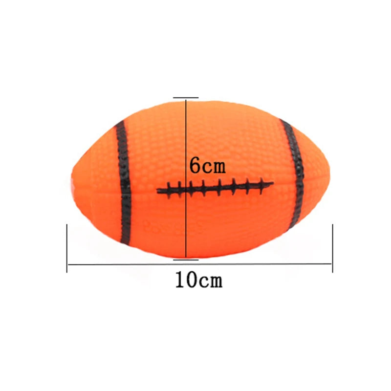Interactive Dog Ball 🐶 – Durable Rubber Toy for Small Dogs (6 cm)