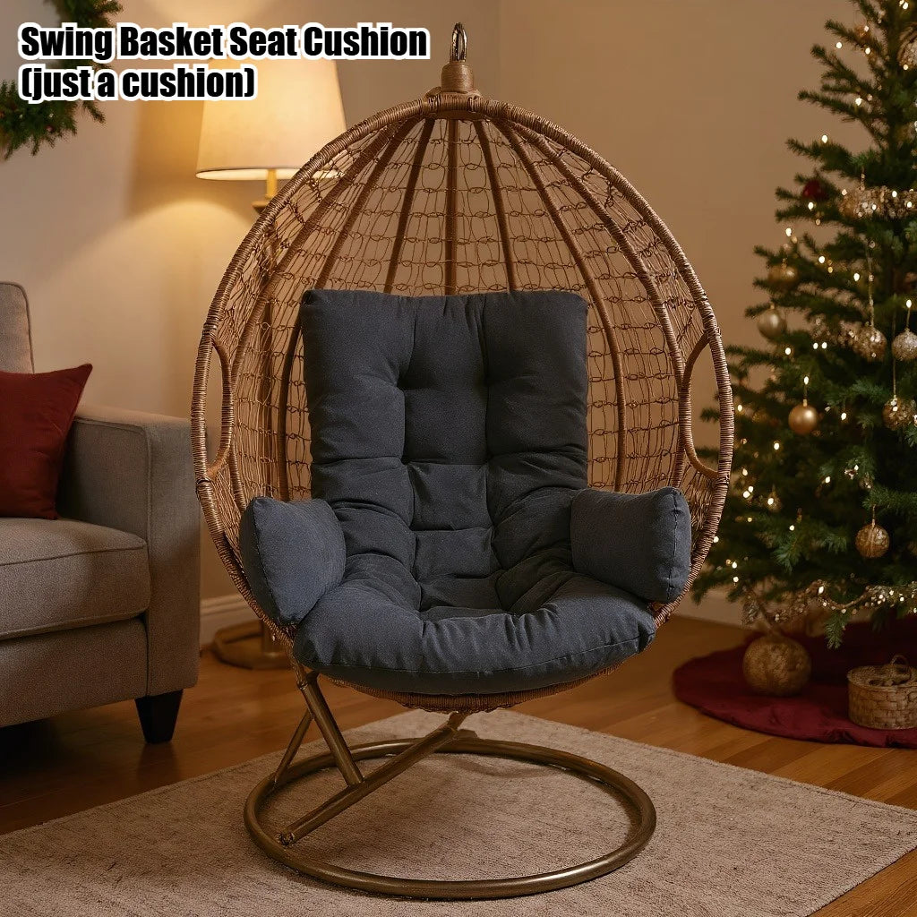 Bohemian Style Swing Chair Cushion Indoor/Outdoor Cushion Soft Filling for Hanging Chairs Balcony Garden Patio Furniture Cushion