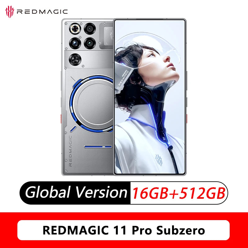 RedMagic 11 Pro 5G Gaming Phone Global Version 6.85" Snapdragon 8 Elite Gen 5, 7500mAh 50MP NFC SmartPhone
