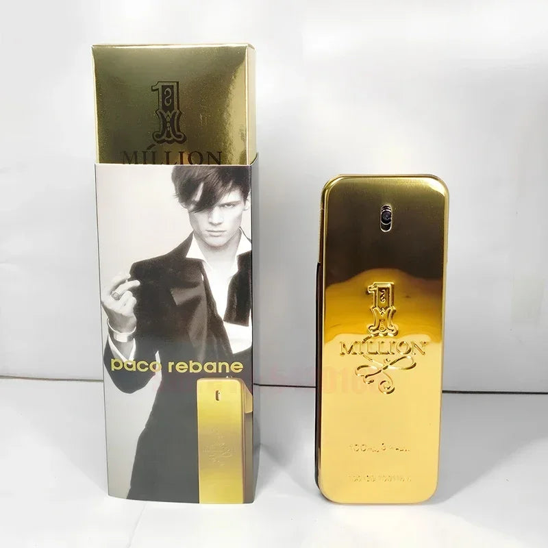 50/100ml Perfume Golden Million Gold Brick Extrait - Men's Long-Lasting Woody Perfume Men's Perfume Pray Fragrance