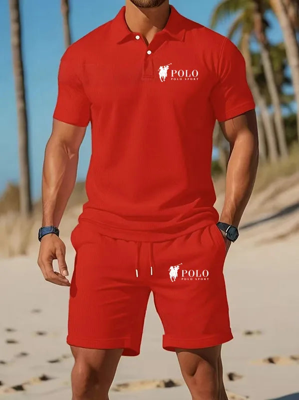 Men’s Summer Outfit ☀️ – T-Shirt & Shorts Set, Modern Casual Style