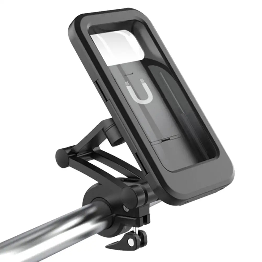 Waterproof Motorcycle Mobile Phone Holder 360°Rotatable Bike Cellphone Mount Universal Adjustable Cycling Smart Phone Mount