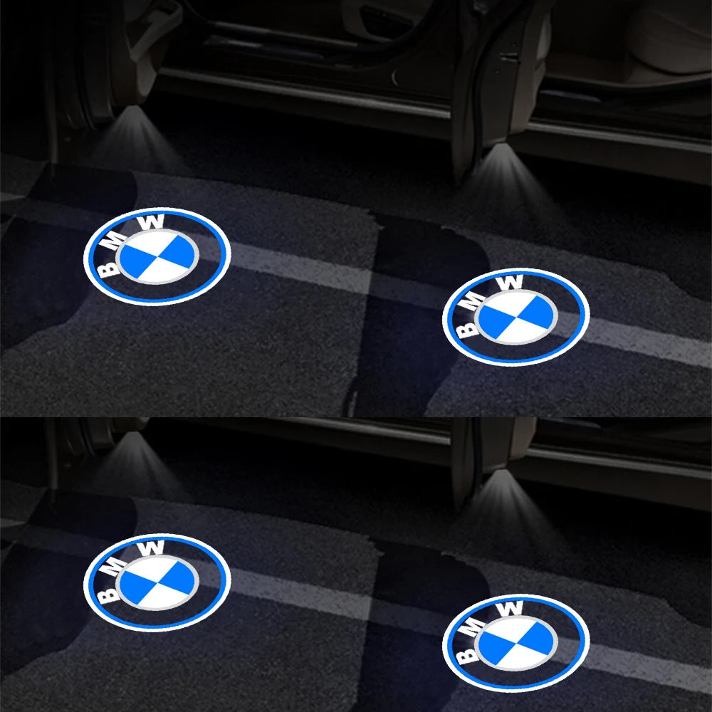 Car Led Lights Logo Universal Wireless Welcome Light For Bmw E46 E90 M E60 F30 F10 E39 F20 E87 E36 G20 G30 X5 E70 E92 E91 F31 X1