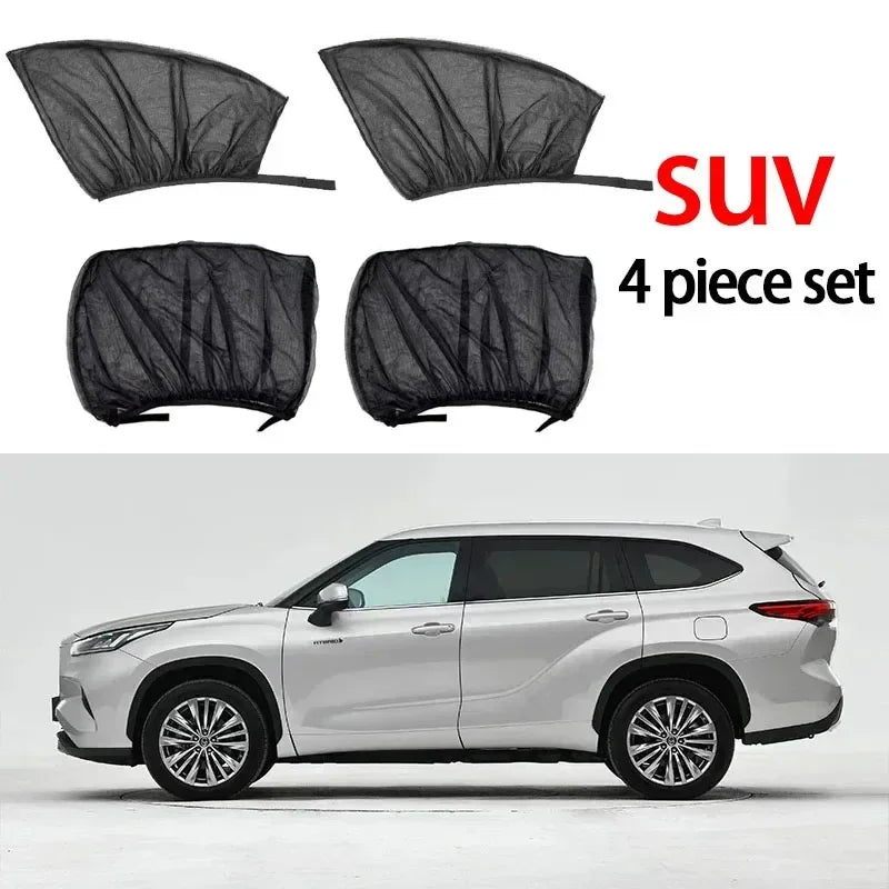 Car mosquito net, sunshade, mosquito insulation curtain, breathable, cool, privacy, shading, car mesh, window cover, universal